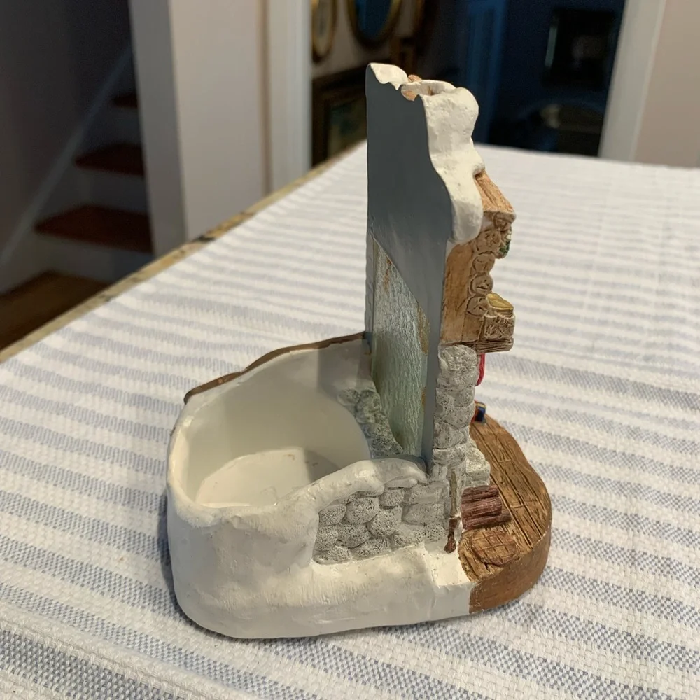 Vintage Holiday candle holder